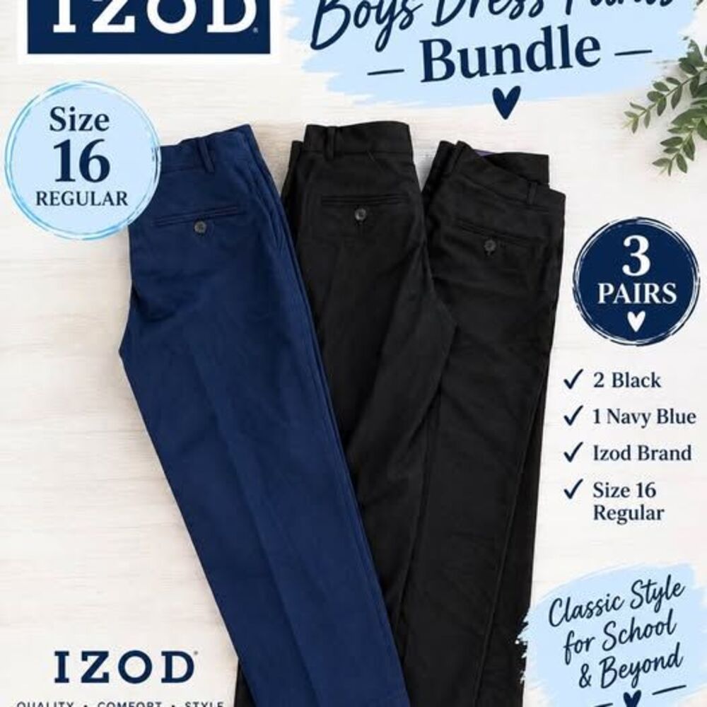 Boys izod pant bundle